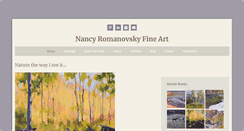 Desktop Screenshot of nancyromanovsky.com